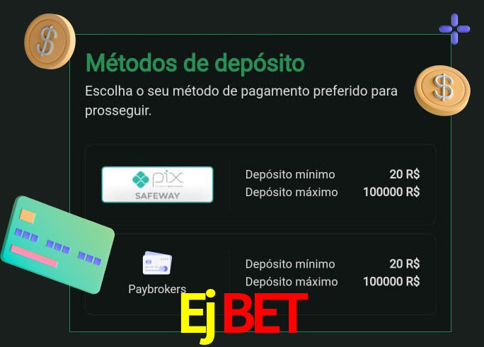 O cassino Ejbet oferece uma grande variedade de métodos de pagamento